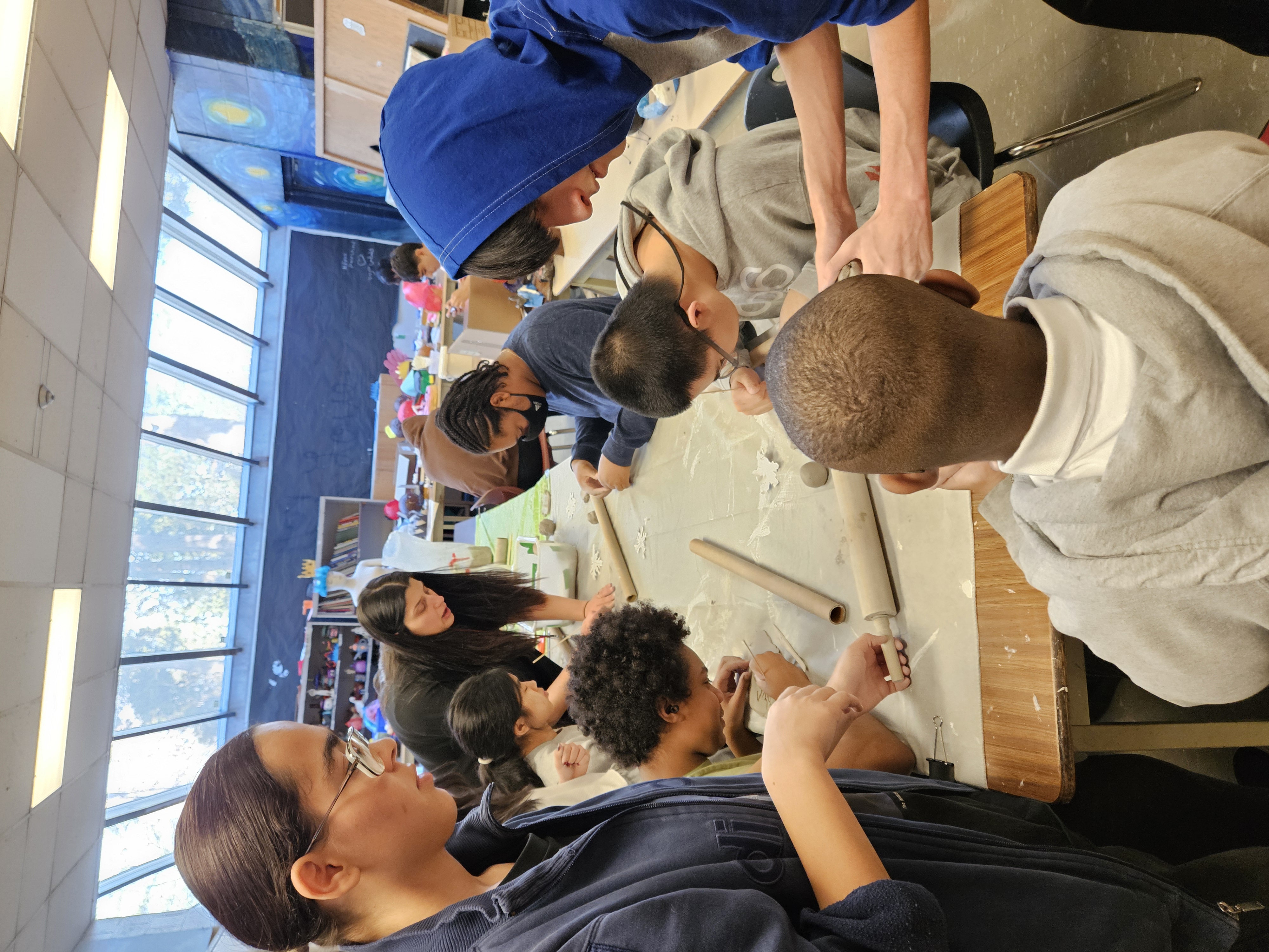 Pottery Making with the Senior Visual Arts class. Open Gallery